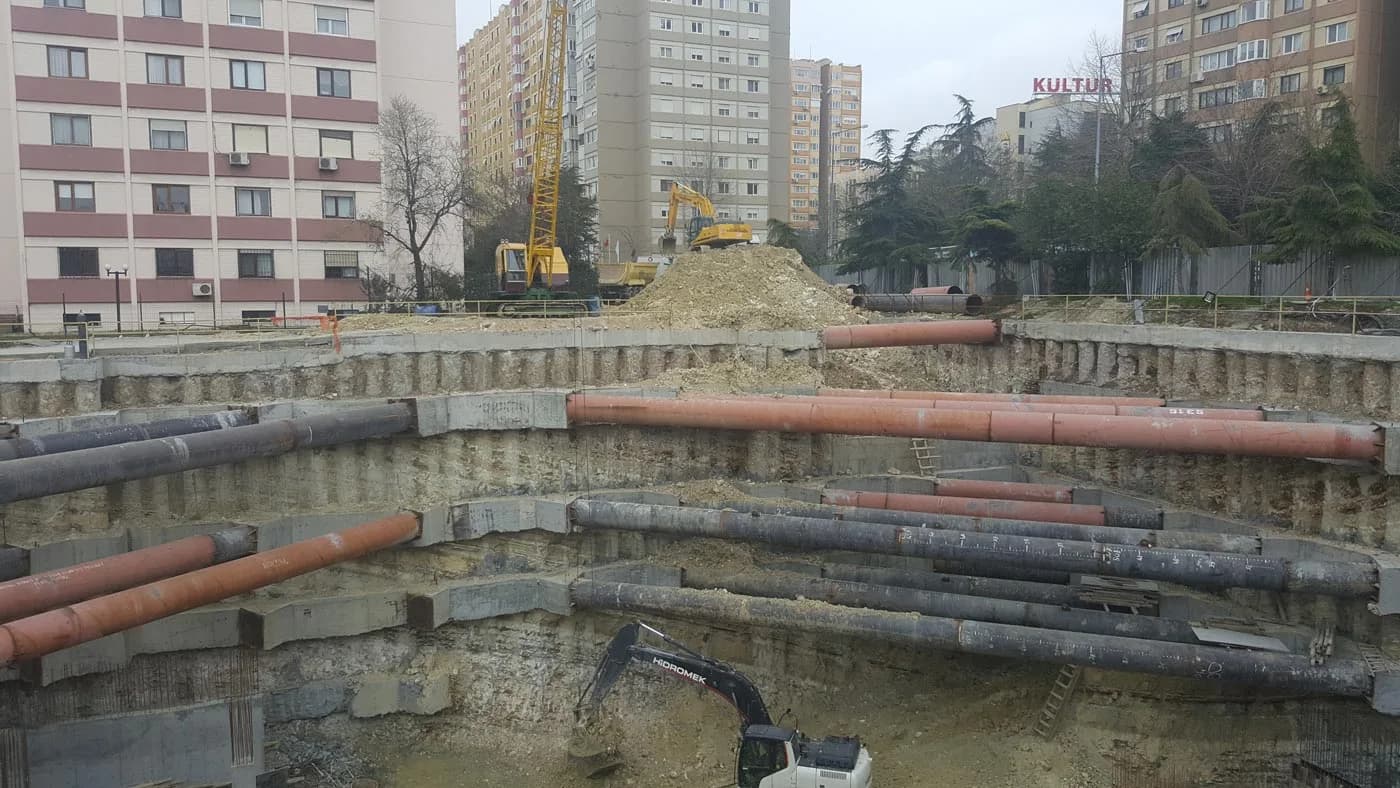 Bakırköy, Ataköy Metro Durağı Çıkışı Zemin Altı Otopark İnşaatı görsel 4
