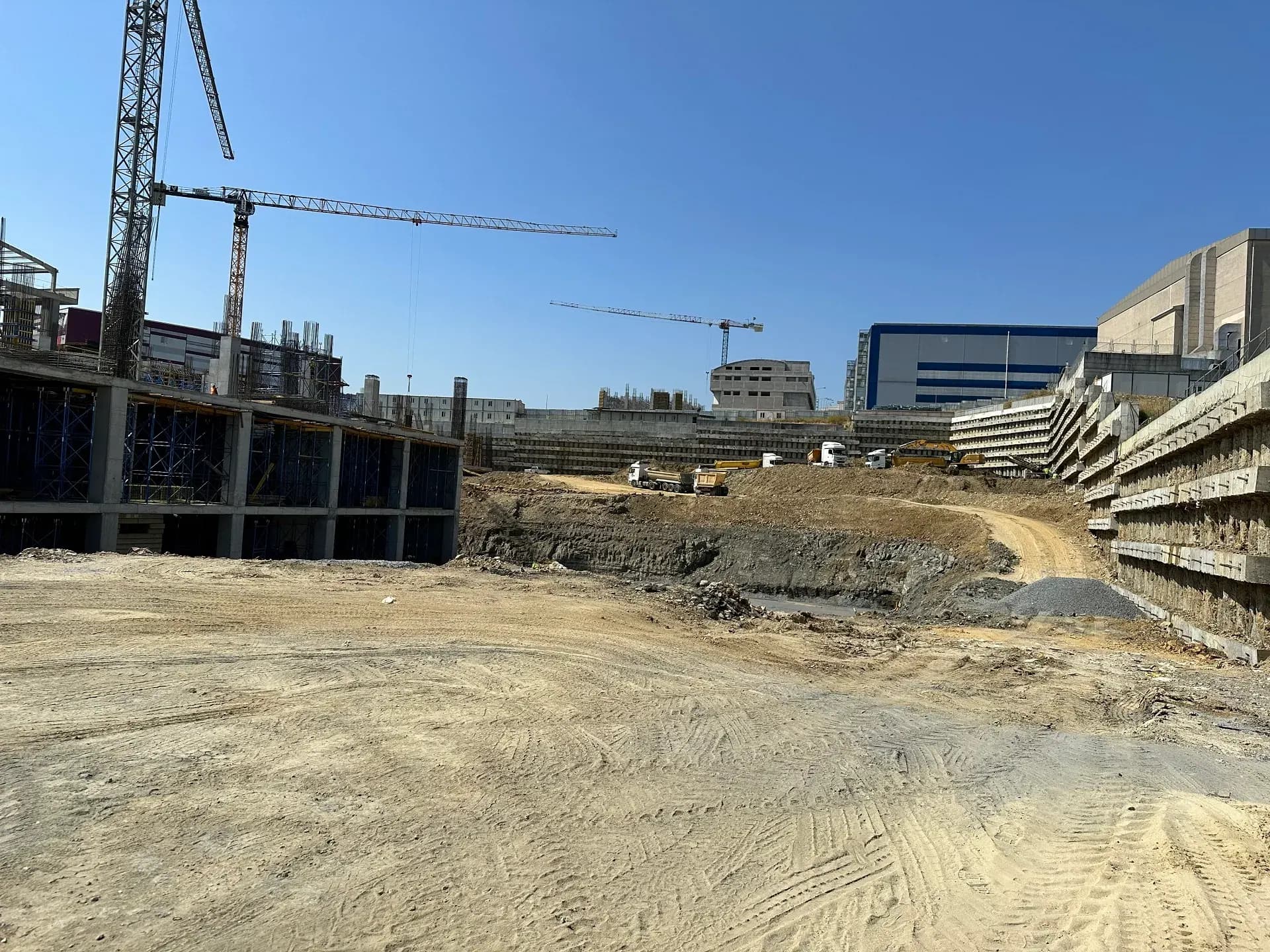 Bulvar 9 Sanayi Sitesi saha çalışması