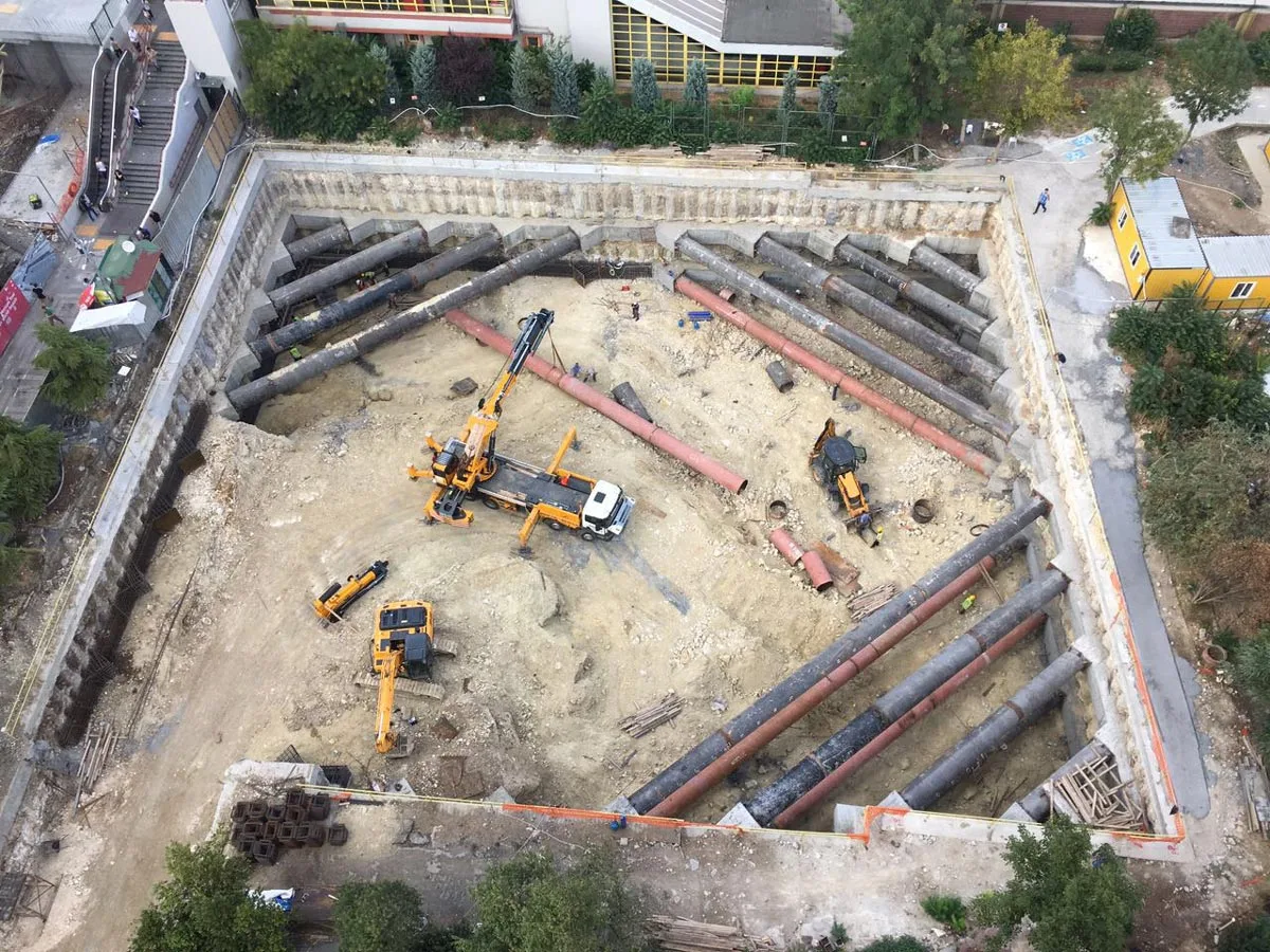 Bakırköy, Ataköy Metro Durağı Çıkışı Zeminaltı Otopark İnşaatı projesi